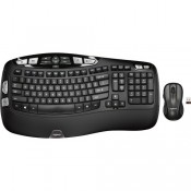 מקלדת ועכבר Logitech Wireless Wave Combo MK550