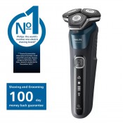 מכונת גילוח פיליפס Philips Series 5000 S5889/11 Wet & Dry כולל טרימר נשלף, קוצץ שערות אף ונרתיק נסיעות מכונת גילוח פיליפס Philips Series 5000 S5889/11 Wet & Dry כולל טרימר נשלף, קוצץ שערות אף ונרתיק נסיעות