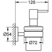 משאבת סבון GROHE דגם 40448001 