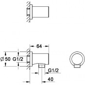 27057000 נקודת מים GROHE Rainshower 27057000 נקודת מים GROHE Rainshower