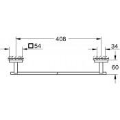 מתלה למגבות GROHE דגם 40987000 מתלה למגבות GROHE דגם 40987000