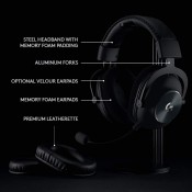 אוזניות גיימינג אלחוטיות + מיקרופון למחשב LOGITECH דגם PRO X WIRELESS אוזניות גיימינג אלחוטיות + מיקרופון למחשב LOGITECH דגם PRO X WIRELESS