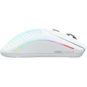 עכבר גיימרים אלחוטי GLORIOUS דגם O 2 WIRELESS WHITE