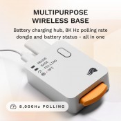 עכבר גיימרים אלחוטי GLORIOUS דגם O 3 WIRELESS WHITE