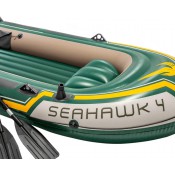 סירה מתנפחת SEAHAWK 4 כולל משוטים ומשאבה INTEX 68351