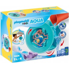 Playmobil 1.2.3 70636 Water Wheel with Baby Shark