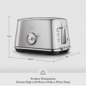 טוסטר קופץ SAGE דגם BTA735BSS 