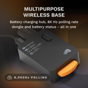 עכבר גיימרים אלחוטי GLORIOUS דגם O 3 WIRELESS BLACK