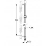 27700000 מוט קומפלט GROHE Euphoria Cube 27700000 מוט קומפלט GROHE Euphoria Cube