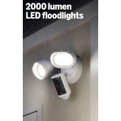 מצלמת אבטחה חיצונית RING דגם Floodlight Cam Wired Pro (2nd gen) White