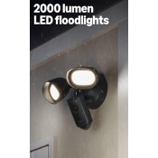 מצלמת אבטחה חיצונית RING דגם Floodlight Cam Wired Pro (2nd gen) Black