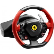 הגה מרוצים+דוושות היגוי THRUSTMASTER FERRARI 458 דגם 4460105 הגה מרוצים+דוושות היגוי THRUSTMASTER FERRARI 458 דגם 4460105