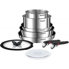 סט סירים ומחבתות 10 חלקים נירוסטה Tefal Ingenio Emotion 