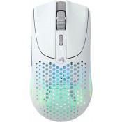 עכבר גיימרים אלחוטי GLORIOUS דגם O 2 WIRELESS WHITE