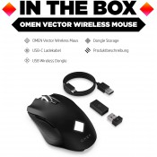 עכבר גיימרים אלחוטי HP דגם OMEN VECTOR WIRELESS עכבר גיימרים אלחוטי HP דגם OMEN VECTOR WIRELESS