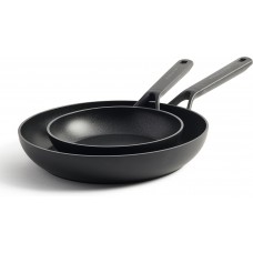 סט מחבתות 20 + 28 ס"מ KitchenAid 