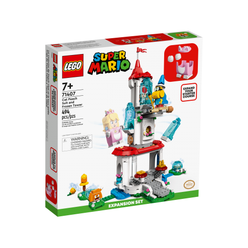 LEGO Super Mario 71407 Cat Peach Suit and Frozen Tower Expansion Set LEGO Super Mario 71407 Cat Peach Suit and Frozen Tower Expansion Set