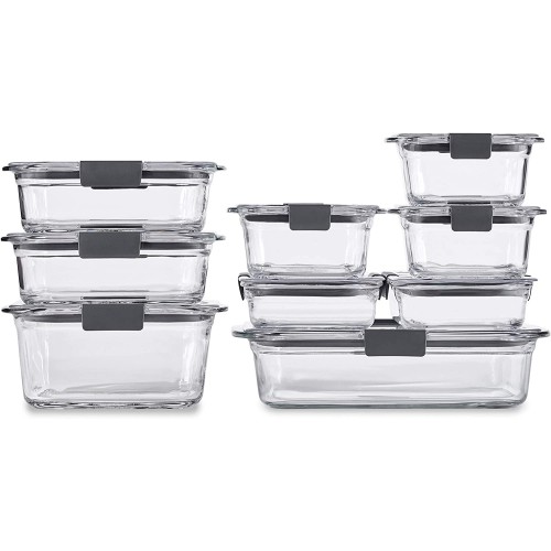 9 קופסאות לאחסון מזון RUBBERMAID 9 קופסאות לאחסון מזון RUBBERMAID