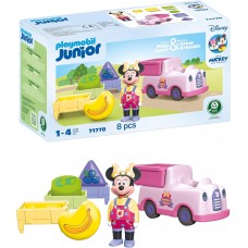Playmobil Junior 71770 Minnie Mouse's Color Sorting Fruit Truck