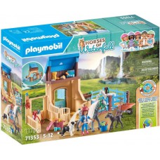 Playmobil Horses Of Waterfall 71353 Horse Stall with Amelia and Whisper