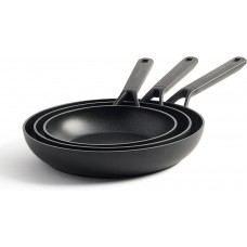 סט מחבתות 20 + 24 + 28 ס"מ KitchenAid 