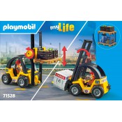 Playmobil My Life 71528 Forklift truck with cargo