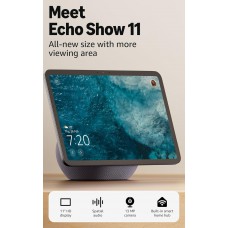 רמקול חכם בעל מסך 11 אינץ' (שנת 2025) AMAZON דגם ECHO SHOW 11