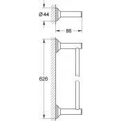 מתלה למגבות GROHE דגם 40653001 