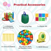 מתקן קפיצה ארץ הממתקים COSTWAY 