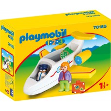 Playmobil 1.2.3 70185 Plane with Passenger