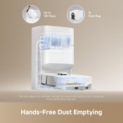 שואב אבק רובוטי שוטף Dreame D20 Pro Plus כולל תחנת ריקון אוטומטית