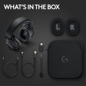 אוזניות גיימינג אלחוטיות + מיקרופון למחשב LOGITECH דגם PRO X 2 LIGHTSPEED