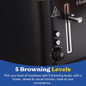 טוסטר קופץ RUSSEL HOBBS דגם 27740