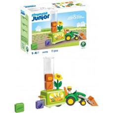 Playmobil Junior 71773 Tractor with Load and Drop Planter