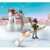 Playmobil Spirit Riding Free 70398 Snow time with Snips and Señor Carrots