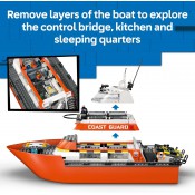 LEGO City 60504 Coast Guard Rescue Boat & Helicopter