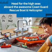 LEGO City 60504 Coast Guard Rescue Boat & Helicopter