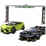 LEGO Speed Champions 76899 Lamborghini Urus ST-X and Lamborghini Huracan Super Trofeo EVO
