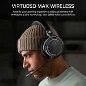 אוזניות גיימינג אלחוטיות + מיקרופון CORSAIR דגם VIRTUOSO MAX WIRELESS