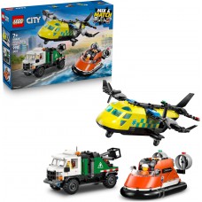 LEGO City 60505 Airplane, Service Truck & Hovercraft Remix