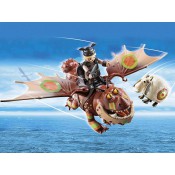 Playmobil Dragons 70729 Dragon Racing: Fishlegs and Meatlug