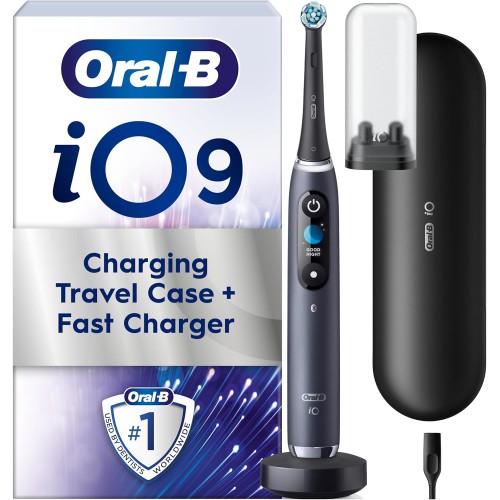 מברשת שיניים חשמלית Oral-B IO9 עם נרתיק נסיעות נטען מברשת שיניים חשמלית Oral-B IO9 עם נרתיק נסיעות נטען