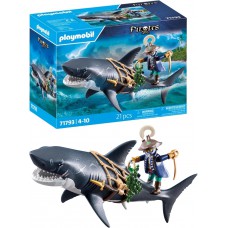 Playmobil Pirates 71793 Giant Shark with Pirate