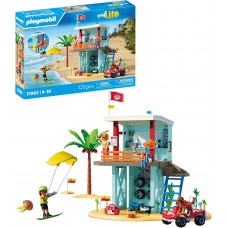 Playmobil My Life 71903 Lifeguard Tower with Beach Buggy