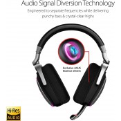 אוזניות גיימינג + מיקרופון ASUS דגם ROG DELTA