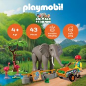 Playmobil Wiltopia 72068 Elephant with Zookeeper