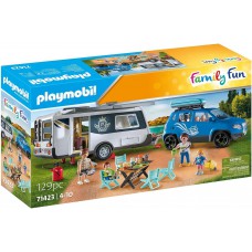 Playmobil Family Fun 71423 Caravan with Car
