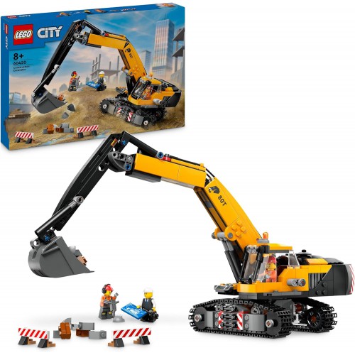 LEGO City 60420 Yellow Construction Excavator LEGO City 60420 Yellow Construction Excavator