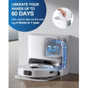 שואב אבק שוטף ומנגב רובוטי ECOVACS דגם DEEBOT T10 PLUS