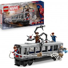 LEGO Marvel 76321 Spider-Man vs. Doc Ock Subway Train Scene